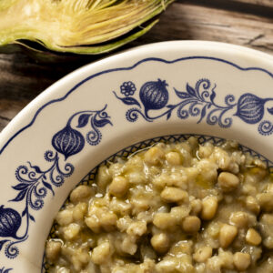 ZUPPA CARCIOFI,CICERCHIE E ORZO - immagine 2